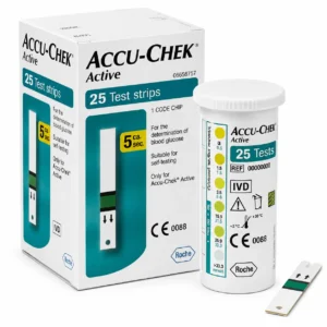 Accu-Chek Active Blood Glucose Test Strips (25 Strips)