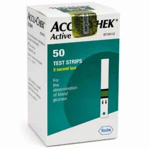 Accu-Chek Active Blood Glucose Test Strips (50 Strips)