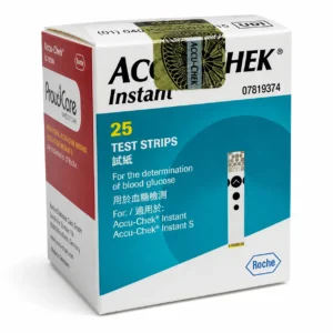 Accu-Chek Instant Blood Glucose Test Strips (25 Strips)